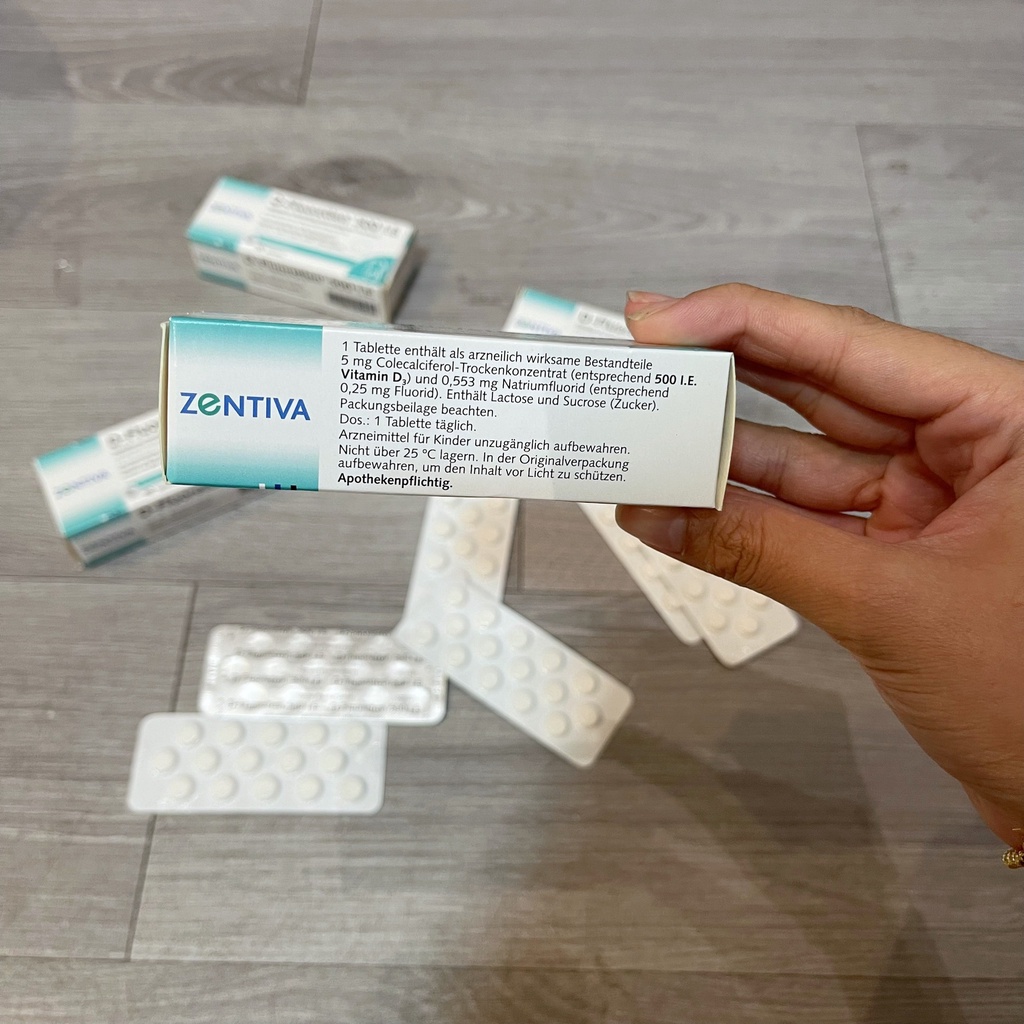 Vitamin D-Fluoretten dạng viên Đức cho bé cưng