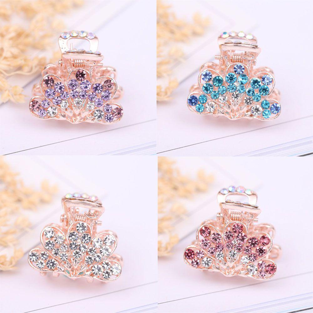 MOCHO Kẹp Tóc Hình Vương Miện Đính Đá Thời Trang