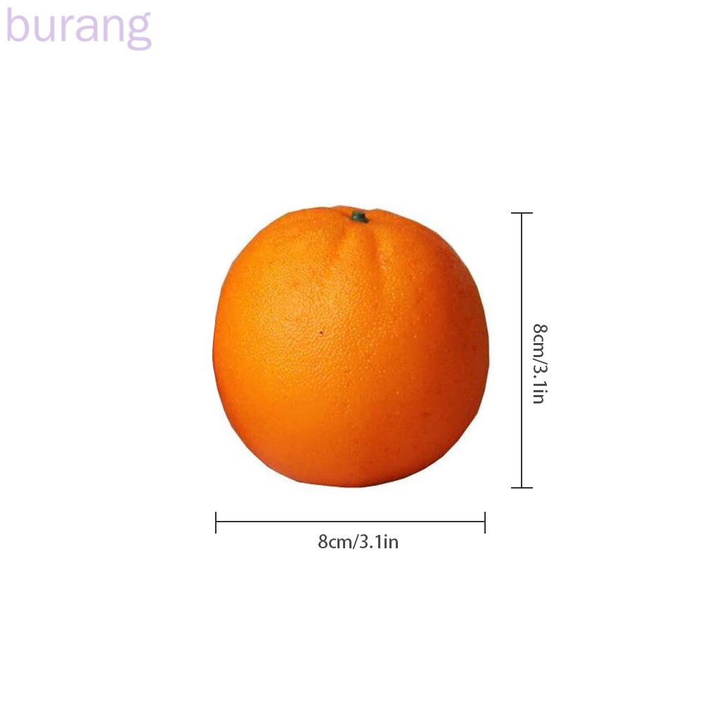 Set 3 quả cam giả dùng để trang trí