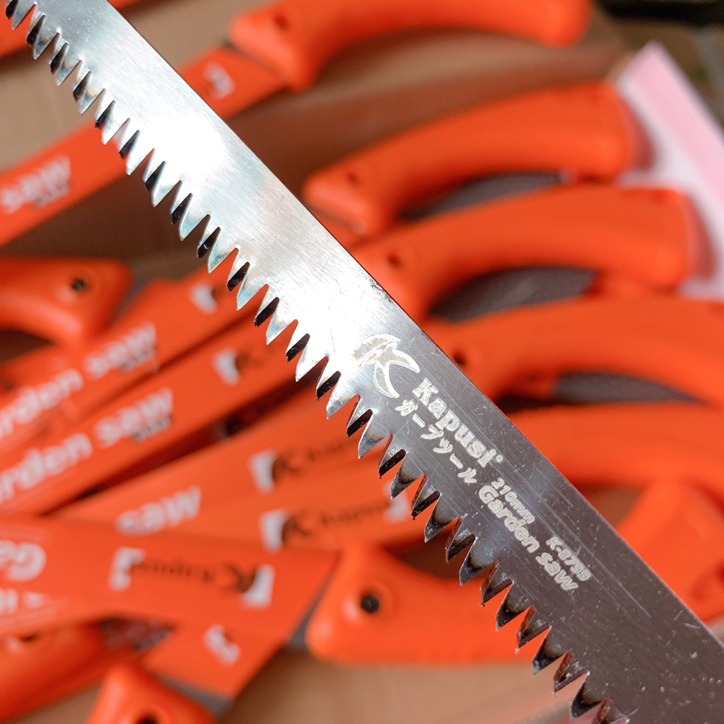 CƯA CẦM TAY DẠNG THẲNG MINI KAPUSI  210MM_LƯỠI TRẮNG