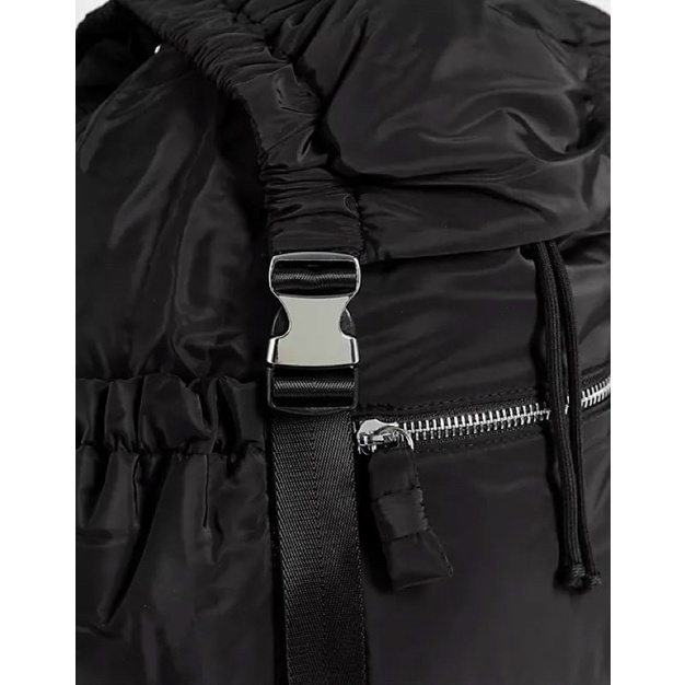 TNS-Balo rút dây unisex vừa laptop hottrend Topie rucksack-form du lịch dã ngoại siêu bền màu đen classic