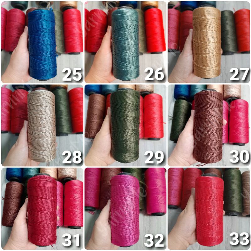 Sợi thô loại 1 màu trơn.