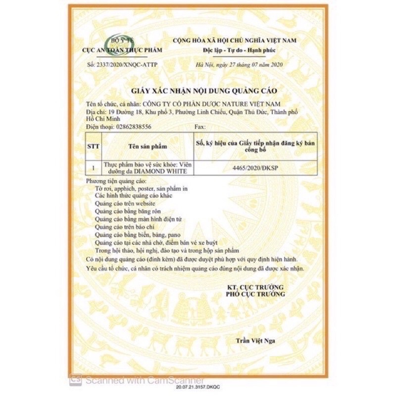 Diamond white viên uống trắng da mẫu mới 2020 | BigBuy360 - bigbuy360.vn