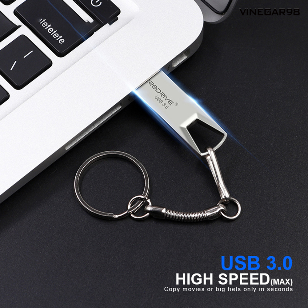 VINE-Portable 1/2TB USB Flash Drive Disk Memory Stick Key Ring Holder