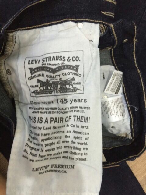 Quần Jeans Levis 511 xám Made in cambodia