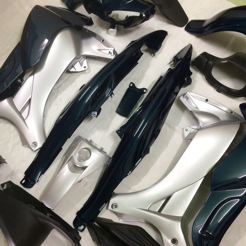 Bộ Dàn áo xe Jupiter V màu Xanh Nhớt    nhựa ABS cao cấp,