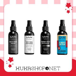 Xịt Khoá Nền Giữ Lớp Trang Điểm Nyx Matte Finish Setting Spray Matte – 60ml