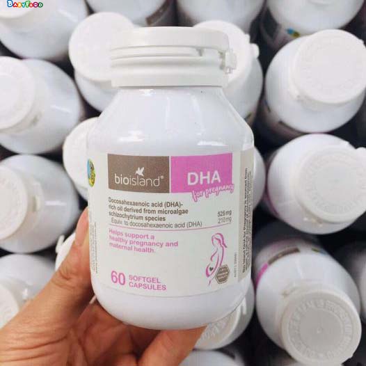 Bio Island DHA for Pregnancy – Viên uống bổ sung DHA cho mẹ bầu 60 viên
