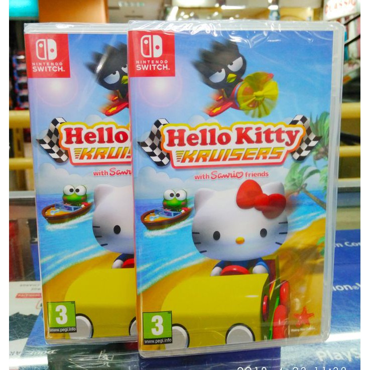 Nintendo Máy Chơi Game Hình Hello Kitty Kruisers Kèm Sanrio Friends