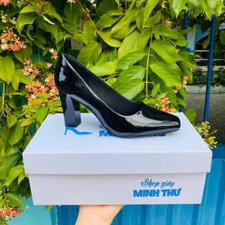 ( Shop Giày Somina ) Giày cao gót mũi vuông gót trụ 7cm siêu êm , mềm chân MT166