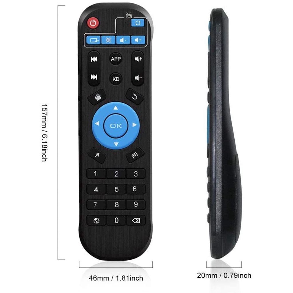 Điều khiển cho TV Box T9 T95 - 4 phím học lệnh