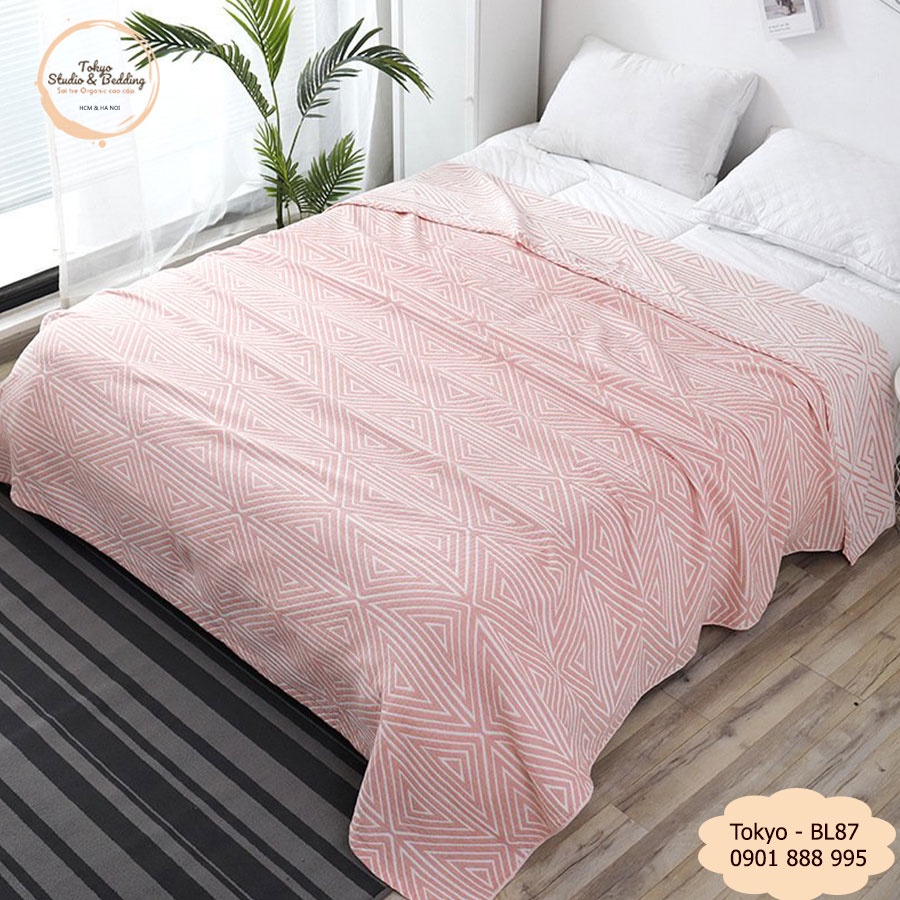 (3)TH Ga/Ga Gối vải Xô Cotton Organic_Dòng basic 3 lớp