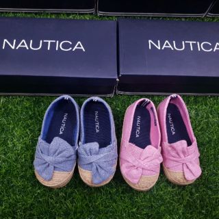 Giày lười đế cói nautica dư xịn