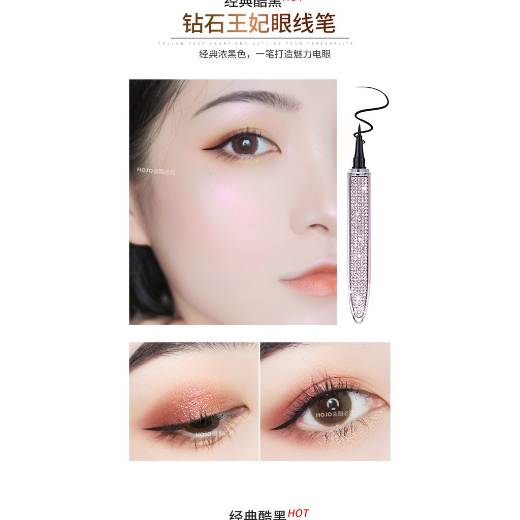 Bút kẻ Mắt Eyeliner Kèm Keo Dán Mí Siêu Dính Tiện Lợi, Không Thấm Nước, Không Lem, Chống Trôi, Nhanh Khô [Nội Địa Trung]