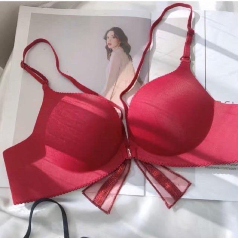 Áo Lót Đúc Su Non Không Gọng Phối Nơ Xinh Sau Lưng