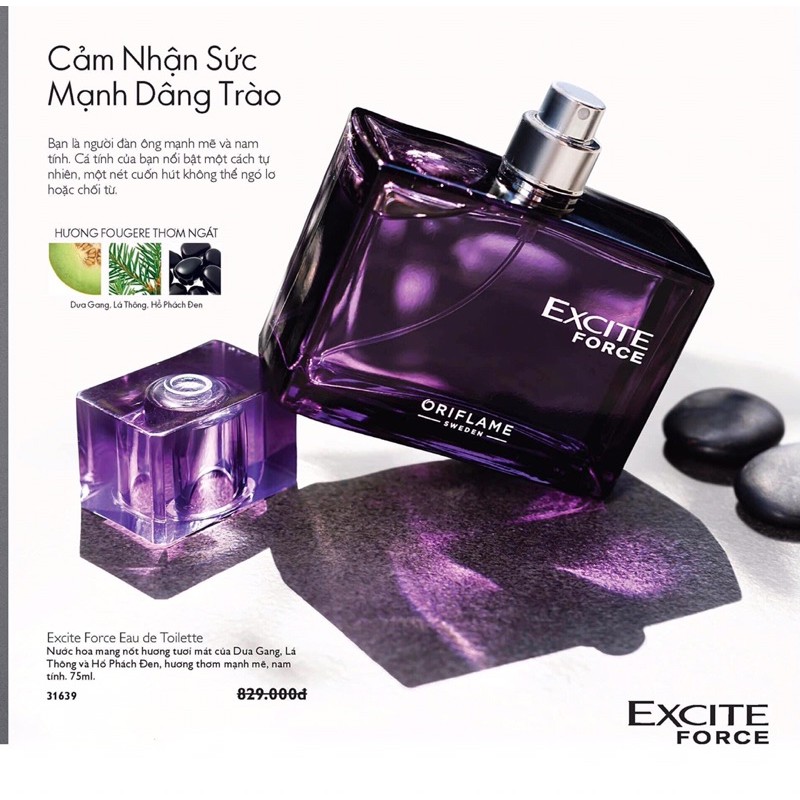 Nước hoa nam Excite Force Eau de Toilette