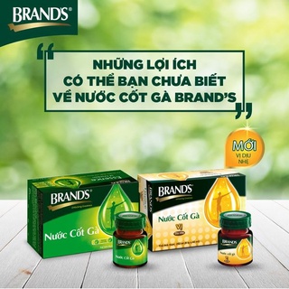 Nước cốt gà Brand's Vị dịu nhẹ 42ml (6 hủ) Date  mới