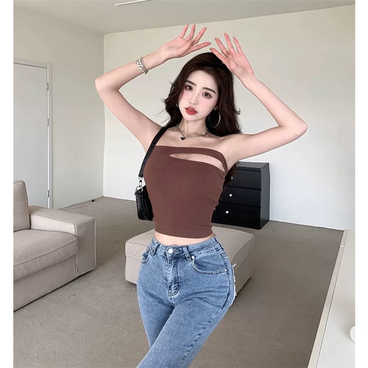 [Loại 1 Túi Zip] Áo Bra Quây Cotton Gân Tăm Mặc Được 2 Kiểu Siêu Đẹp Áo Croptop Thời Trang Mainia Shop