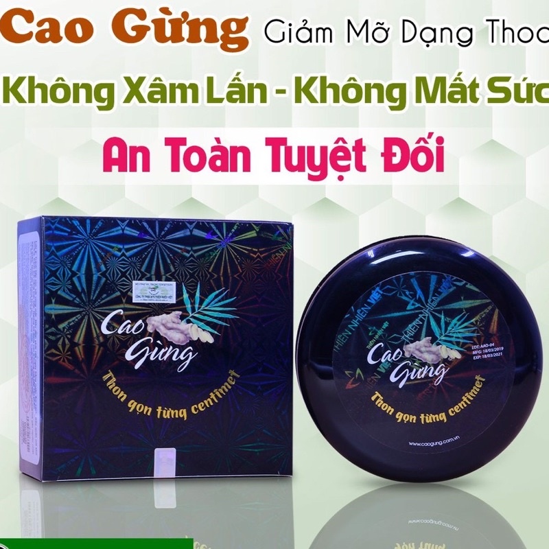 cao gừng tan mỡ cát tường chính hãng