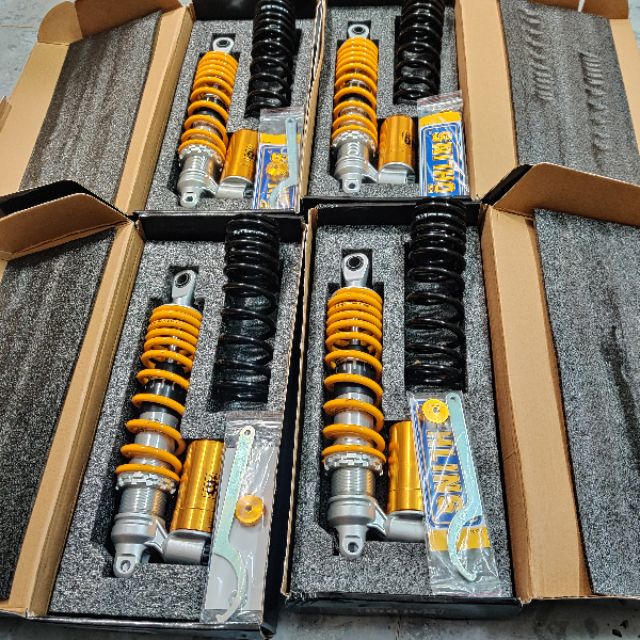 Phuộc OHLINS BÌNH DẦU kem lò xo phụ gắn VARIO MIO SHMODE LUVIAS UTIMO CLICK JANUS LIBERTY LEAD mới VISION