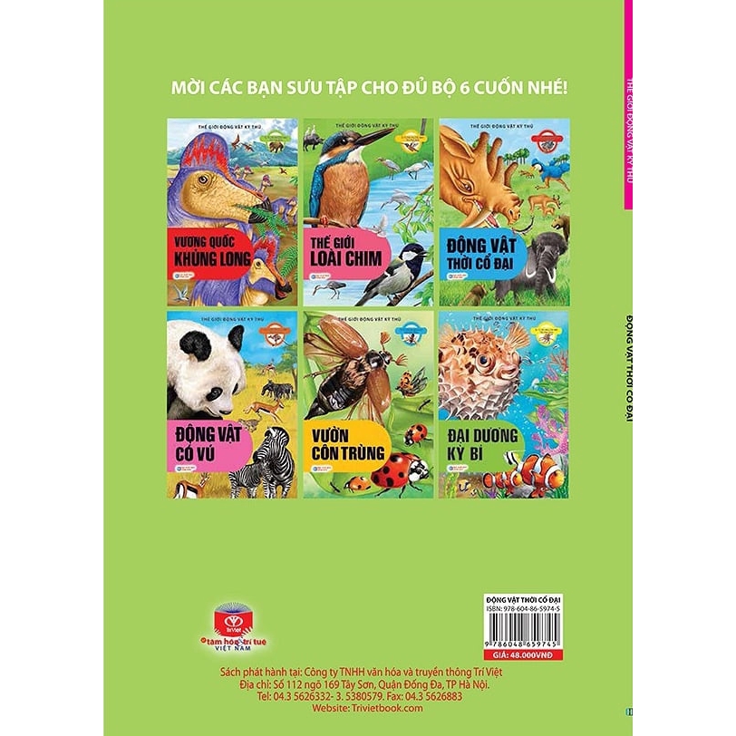 Sách - Thế Giới Động Vật Kì Thú - Động Vật Thời Cổ Đại