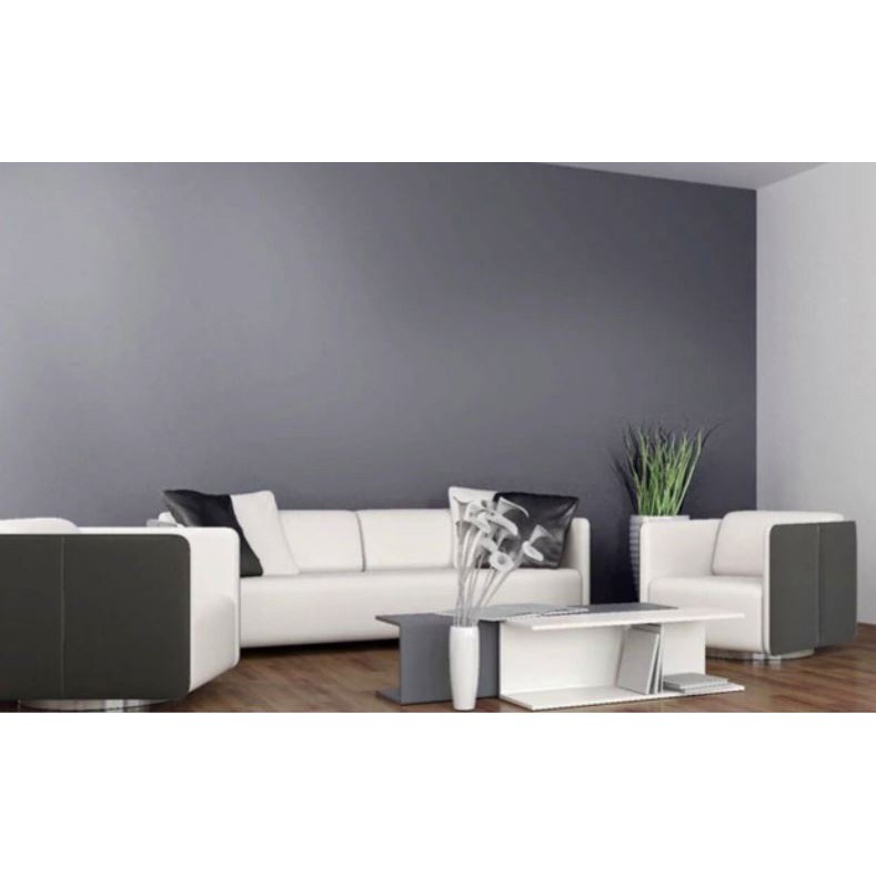 Giấy dán tường decal - màu xám trơn - có sẵn keo mặt sau - khổ 1,2m