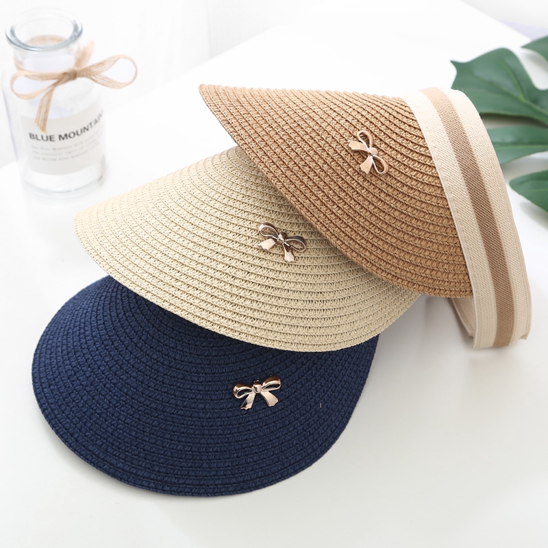 Korean fashion wide-brimmed sedge hat for women