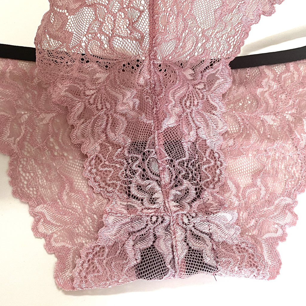 HISEXY Set Đồ Lót Ren Cao Cấp Thiết Kế Gọng Mỏng Kiểu quần T B137 (Kèm Ảnh Thật)