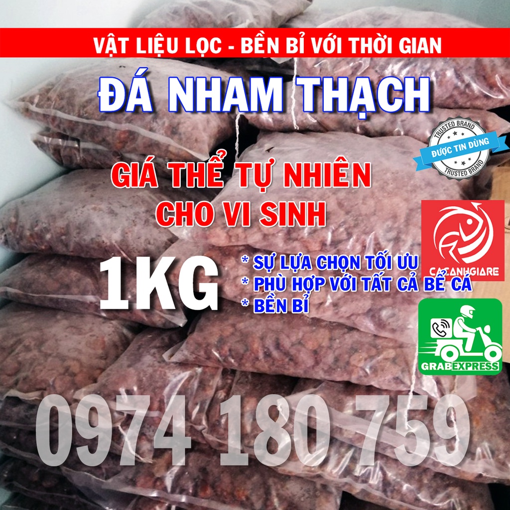 Đá Nham thạch đỏ - Giá Thể Tự Nhiên Cho Vi Sinh