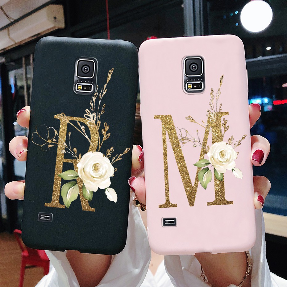 Ốp điện thoại silicone mềm chống sốc nhám in chữ cho Samsung Galaxy S5 Neo S5 i9600 SM-G900F