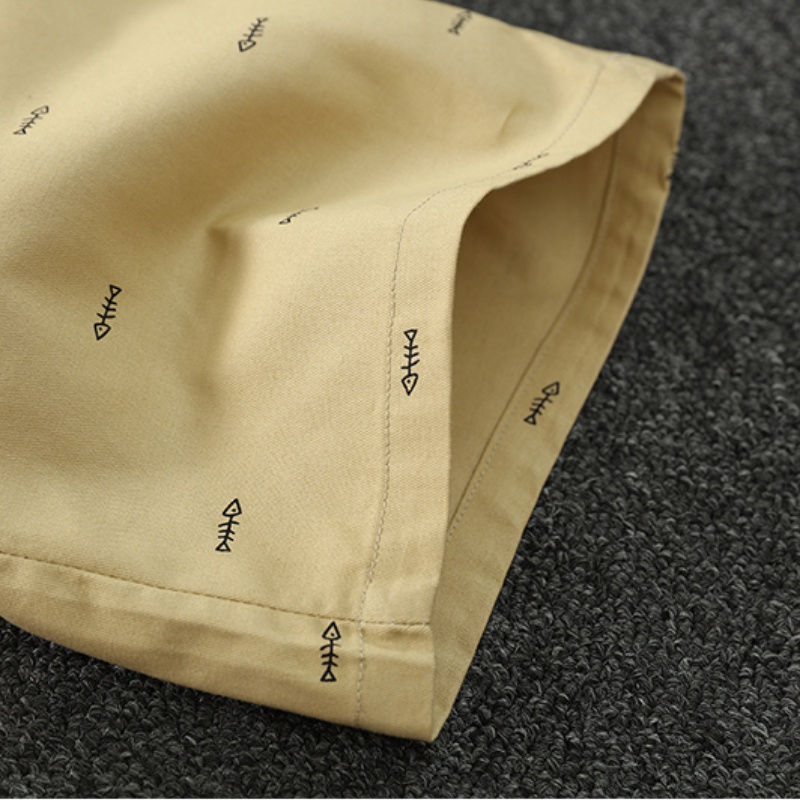 [Hàng Có Sẵn] Quần Short Thể Thao Cotton Sợi Nhỏ Mặc Ở Nhà Cho Nam