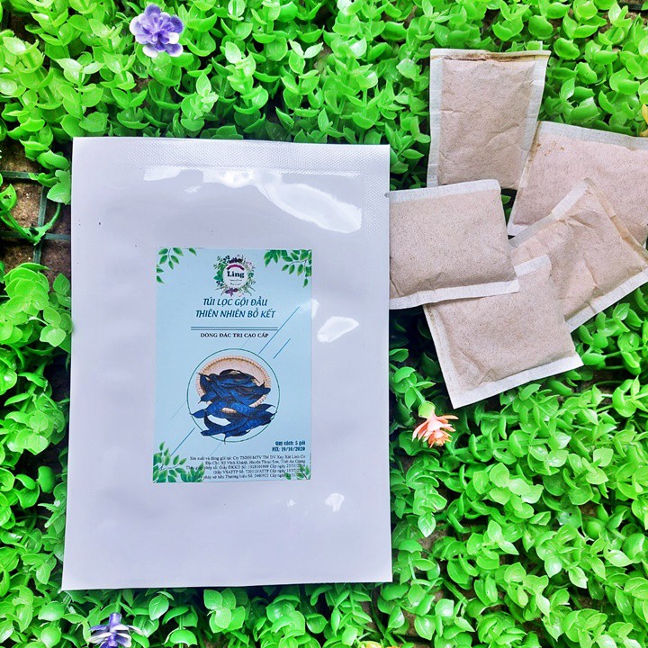 Set 5 gói túi lọc bồ kết thảo mộc gội đầu gàu, rụng tóc Ling