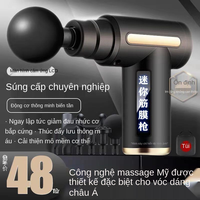 súng mini Fascia máy mát xa chân gầy nhỏ cơ bụng MIN bắp massager điện