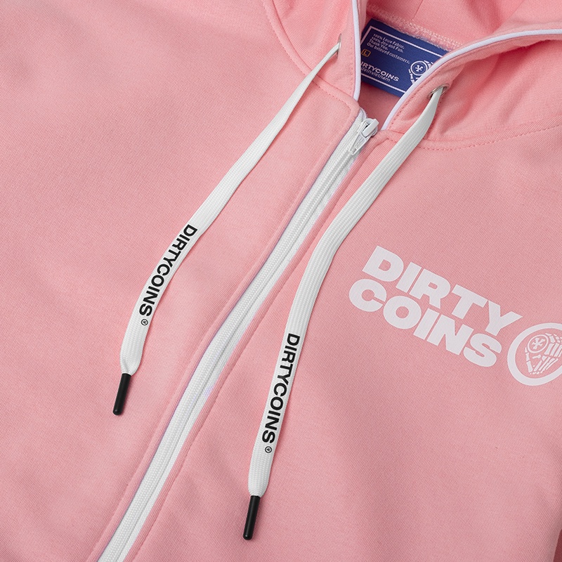 Áo khoác DirtyCoins Basic Zipped Hoodie - Pink