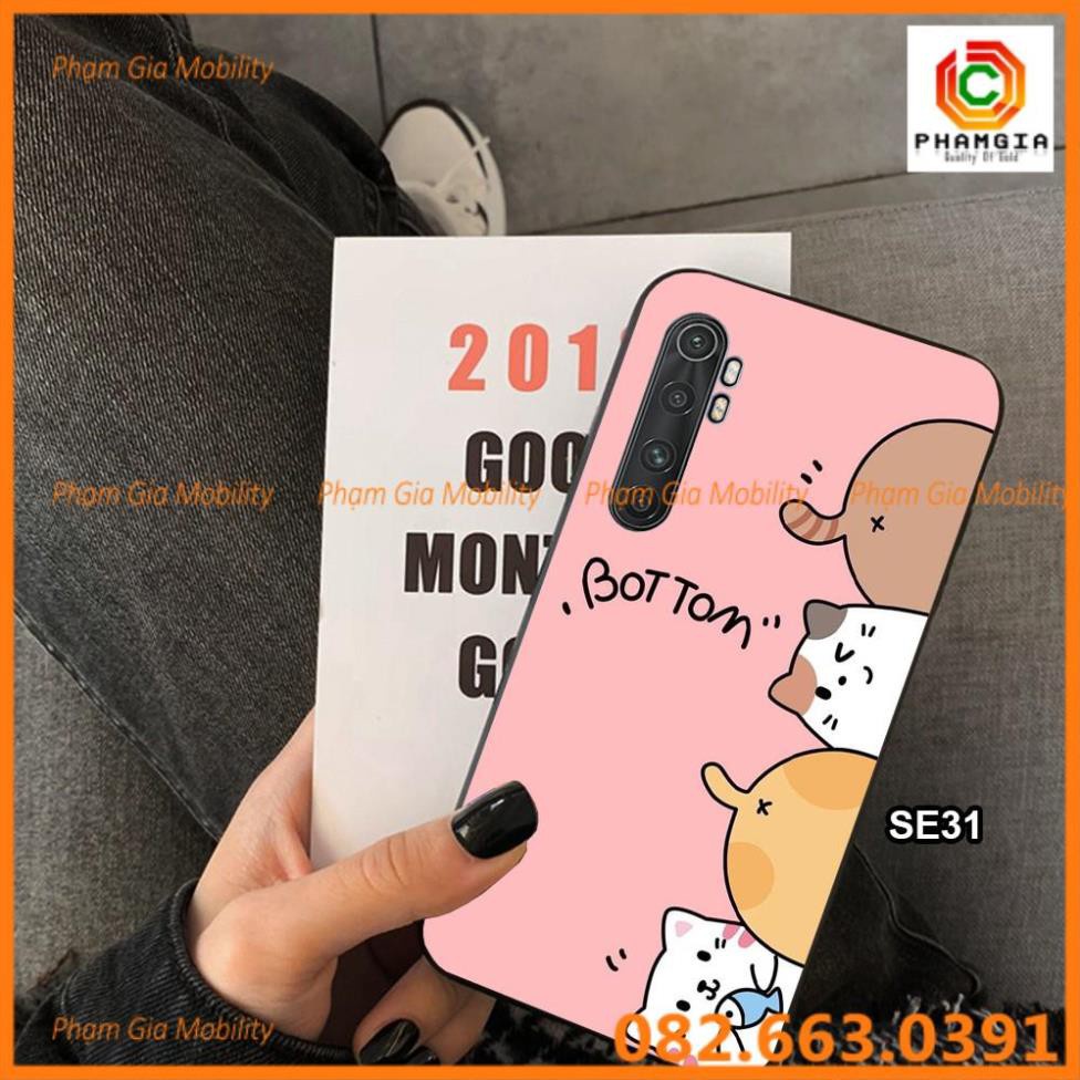 ỐP LƯNG XIAOMI MI NOTE 10 PRO - MI NOTE 10 LITE SILICON IN HÌNH ĐÁNG YÊU(P2)