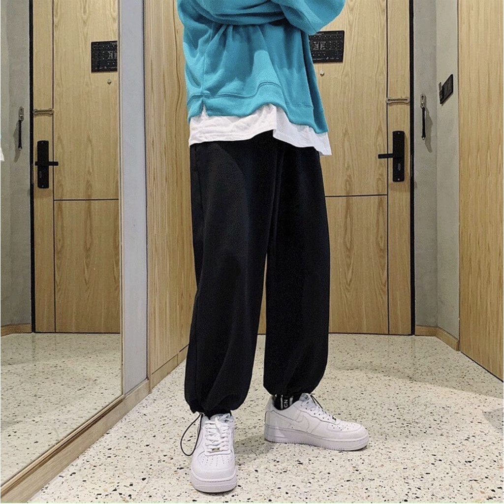 Quần jogger nam ống rộng SIB Clothing có dây rút lưng thun SIB034