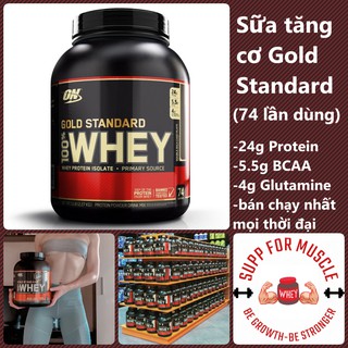 Sữa tăng cơ chính hãng Whey Gold Standard 5lb - ON