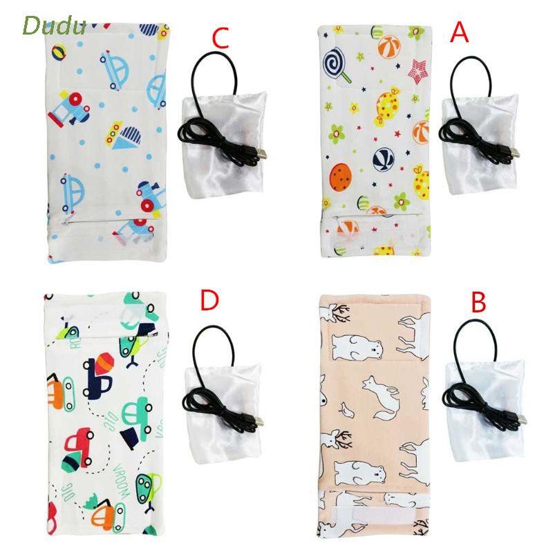 Vỏ Bọc Hâm Nóng Bình Sữa Em Bé Cổng USB Tiện Lợi Mang Khi Đi Du Lịch