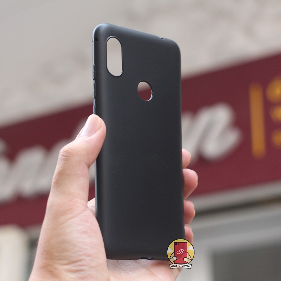Ốp lưng Xiaomi Redmi Note 6 Pro silicone cao cấp dẻo nhám chống trầy