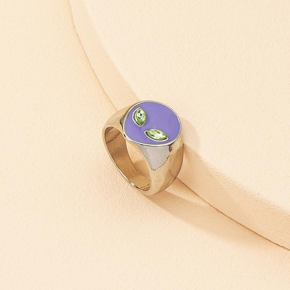 Nhẫn Mặt Người Ngoài Hành Tinh|Trang Sức Thời Trang