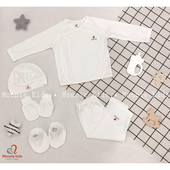 Bộ Quần Áo Cài Chéo Lullaby Modal 1M/3M