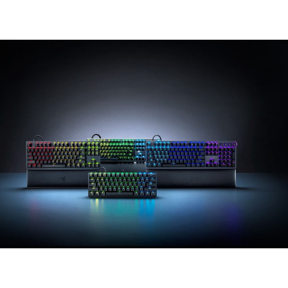 Bàn phím cơ có dây Razer Huntsman Mini Analog Size 60% | Switch Analog | Switch PBT Double | 100 triệu lần nhấn |Led RGB