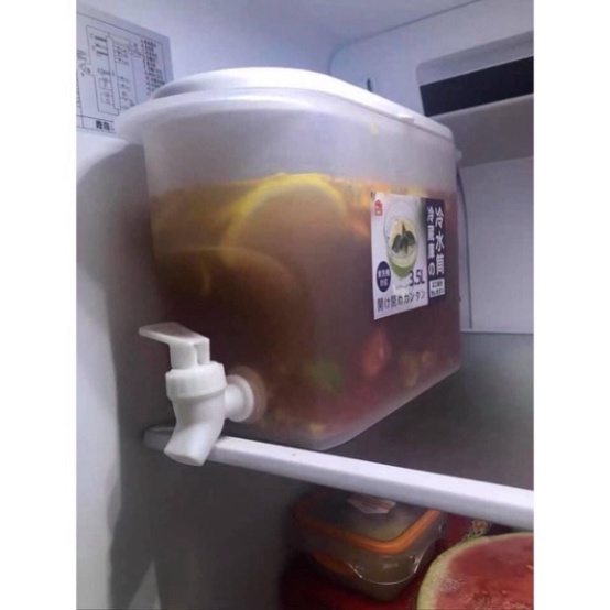Bình nước 3.5 L có vòi chuyên để tủ lạnh siêu tiện lợi mẫu mới