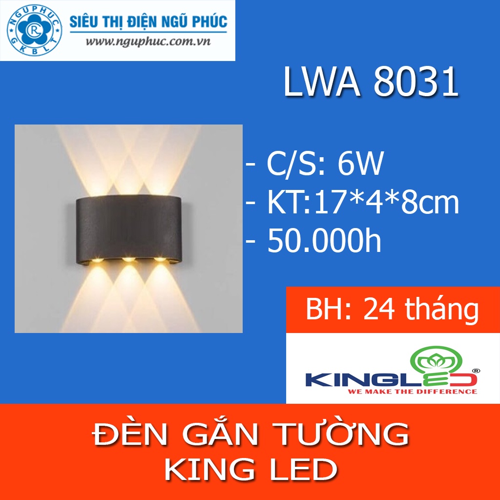 Đèn tường Kingled LWA 8031
