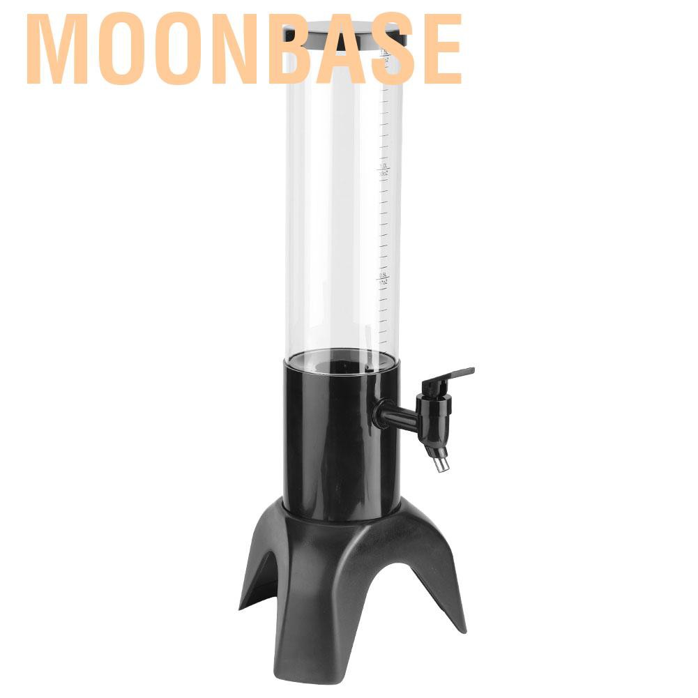 Moonbase 1.5L Three-legged Clear Beer Tower Beverage Dispenser for Parties Home Bar Accessories
