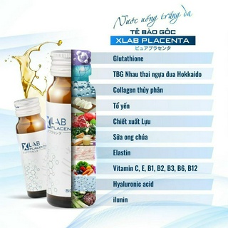 Nước uống tế bào gốc Xlab Placenta (hộp 10 chai x 50ml)