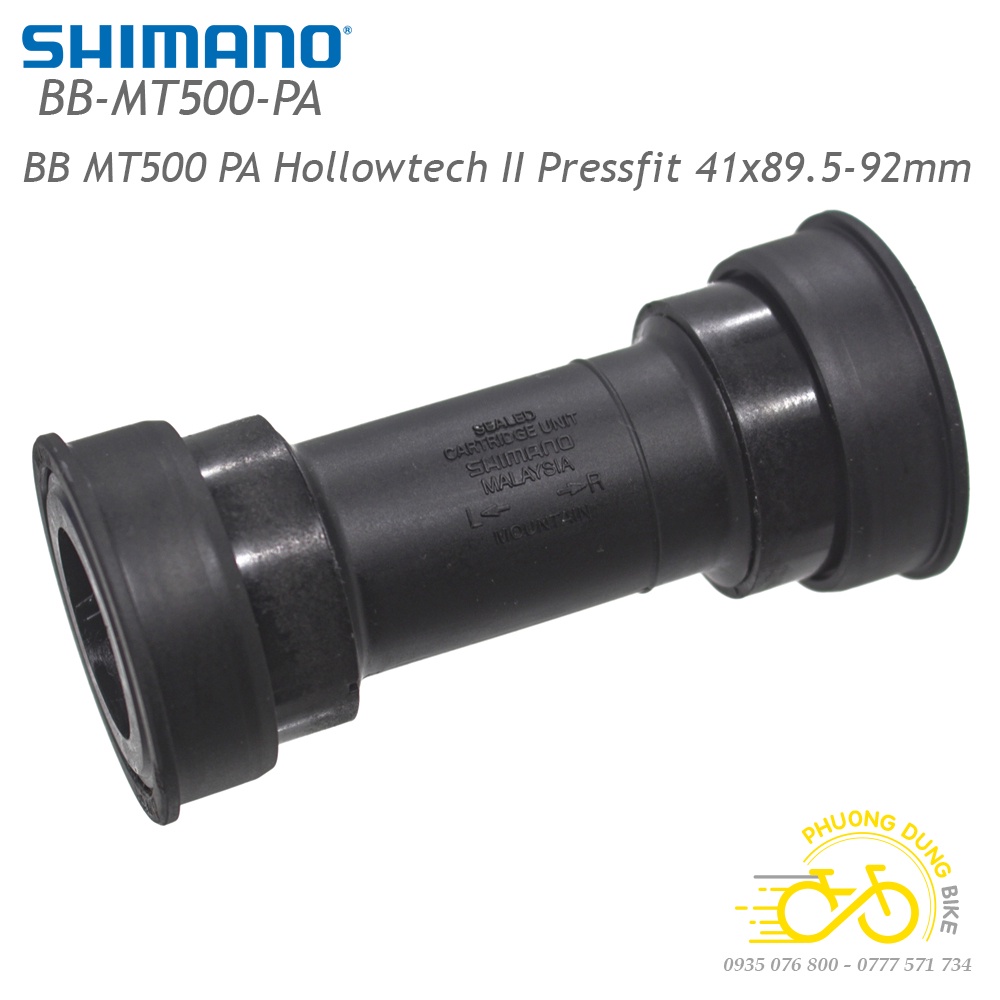 Trục giữa cốt rỗng xe đạp SHIMANO BB MT500 PA  - Hàng Chính Hãng