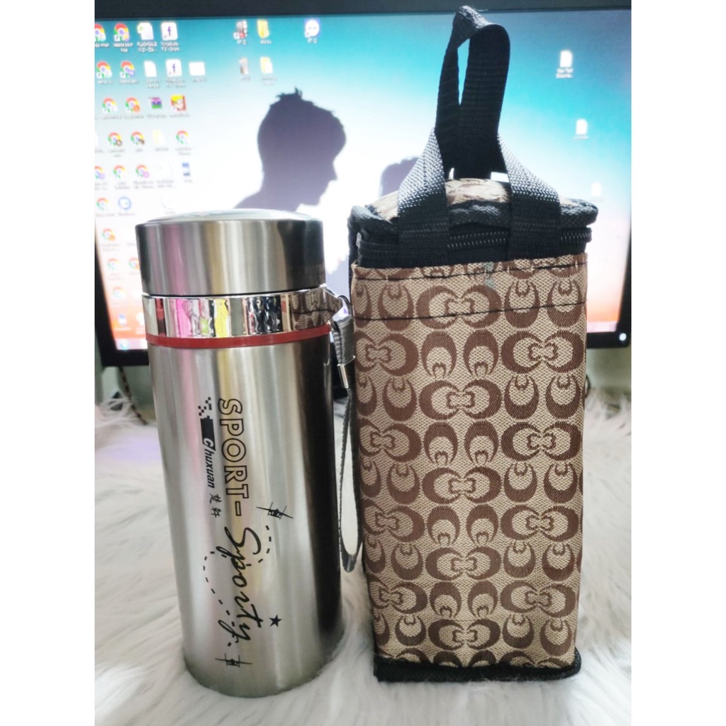 Combo bình giữ nhiệt SPORT 800ml 1000ML + túi được chọn mẫu