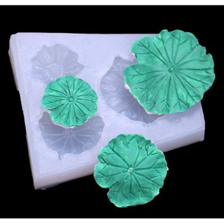 Khuôn silicon rau câu lá sen nhỏ