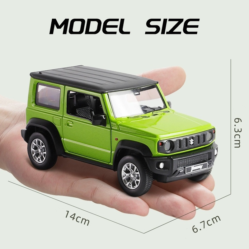 Mô Hình Xe Hơi SUZUKI JIMNY Có Đèn Và Âm Thanh Bằng Hợp Kim Tỉ Lệ 1: 26 Làm Quà Sinh Nhật Cho Bé Trai
